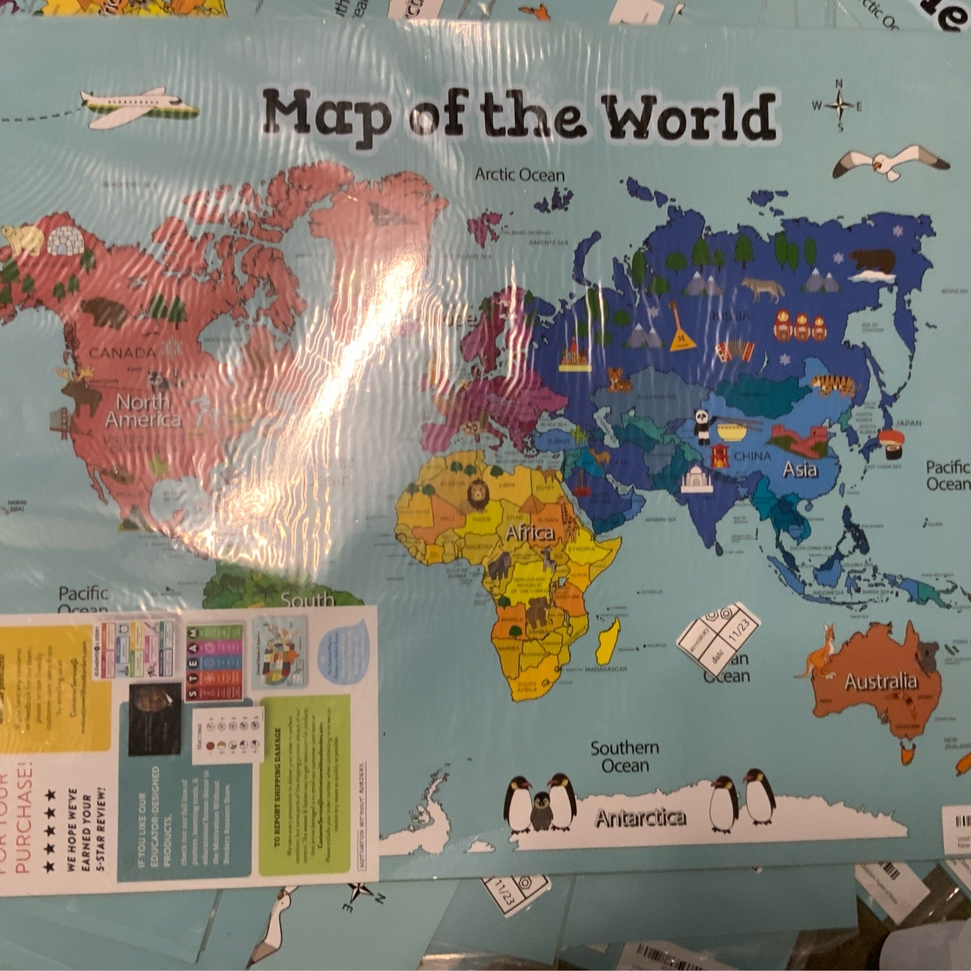 Map of The World | Bountiful Bargains