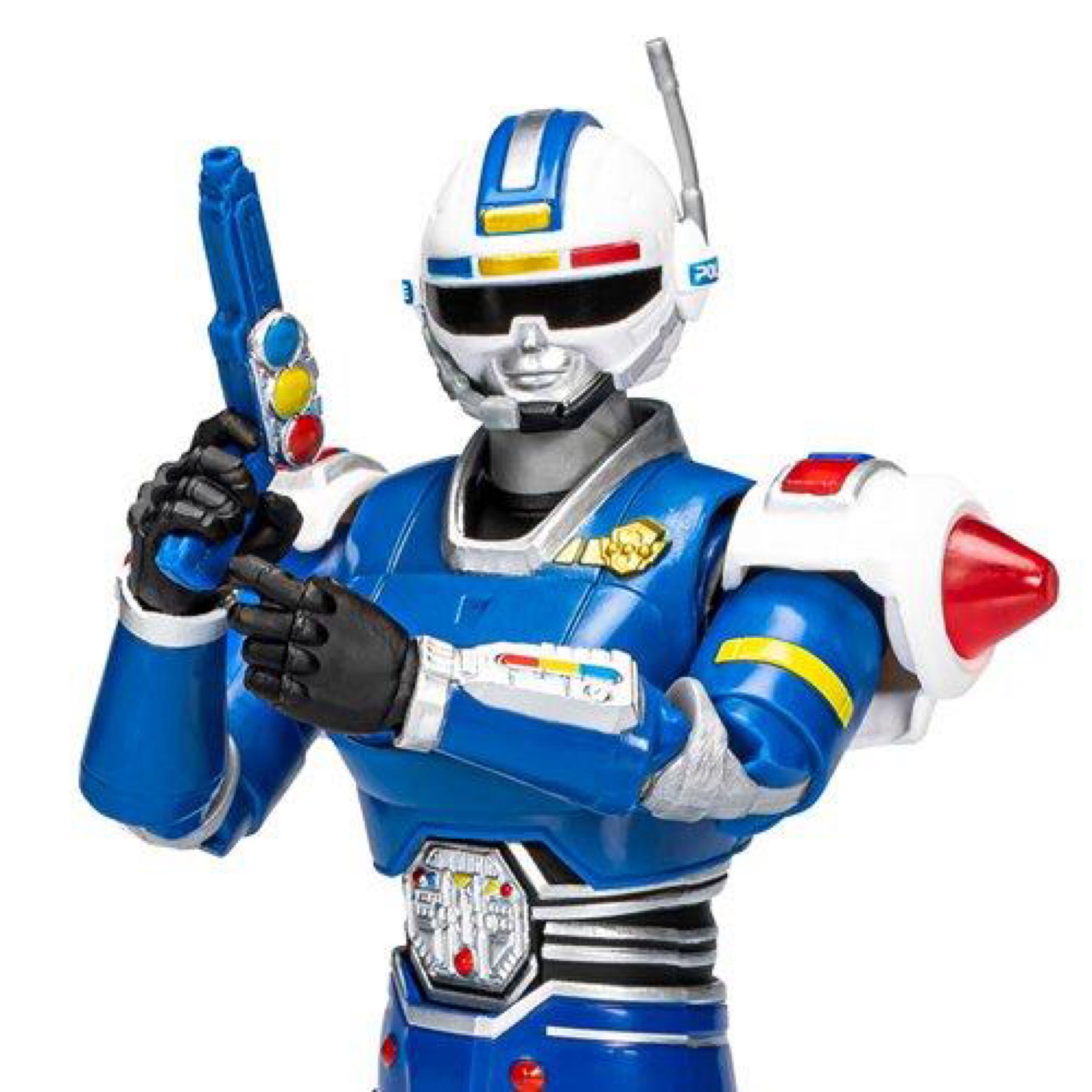 Power Rangers Lightning Collection Turbo Blue Senturion Action Figure
